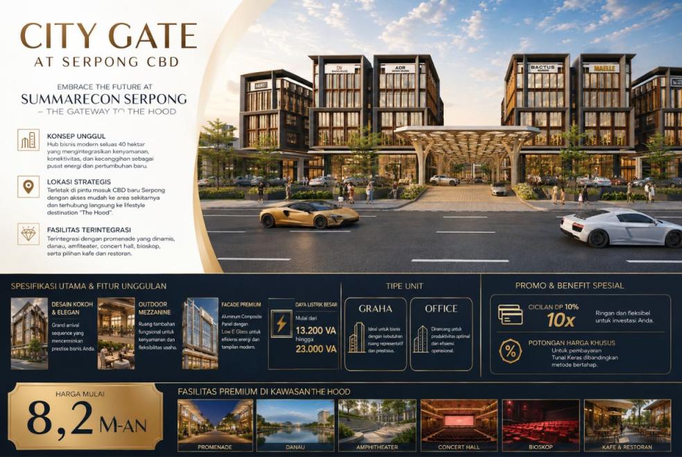 CITY GATE CBD summarecon serpong